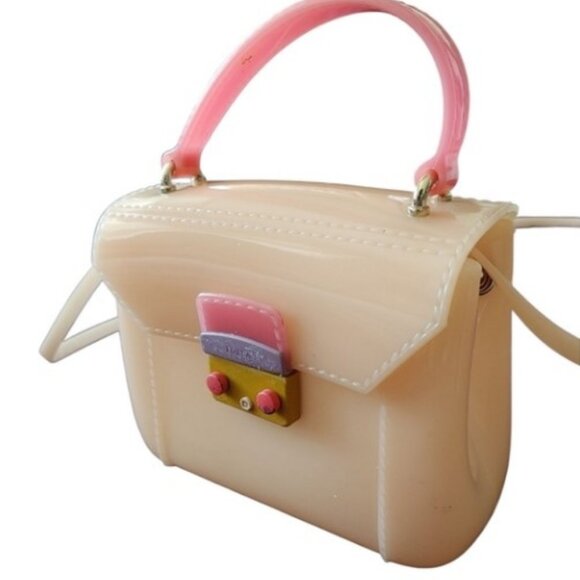 Furla cream jelly Bon Bon mini candy neopop two way bag - Picture 6 of 14